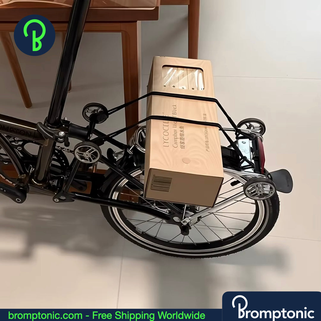 Brompton Rear Rack Elastic Straps – fits AC Line (old) & PT Line (new)