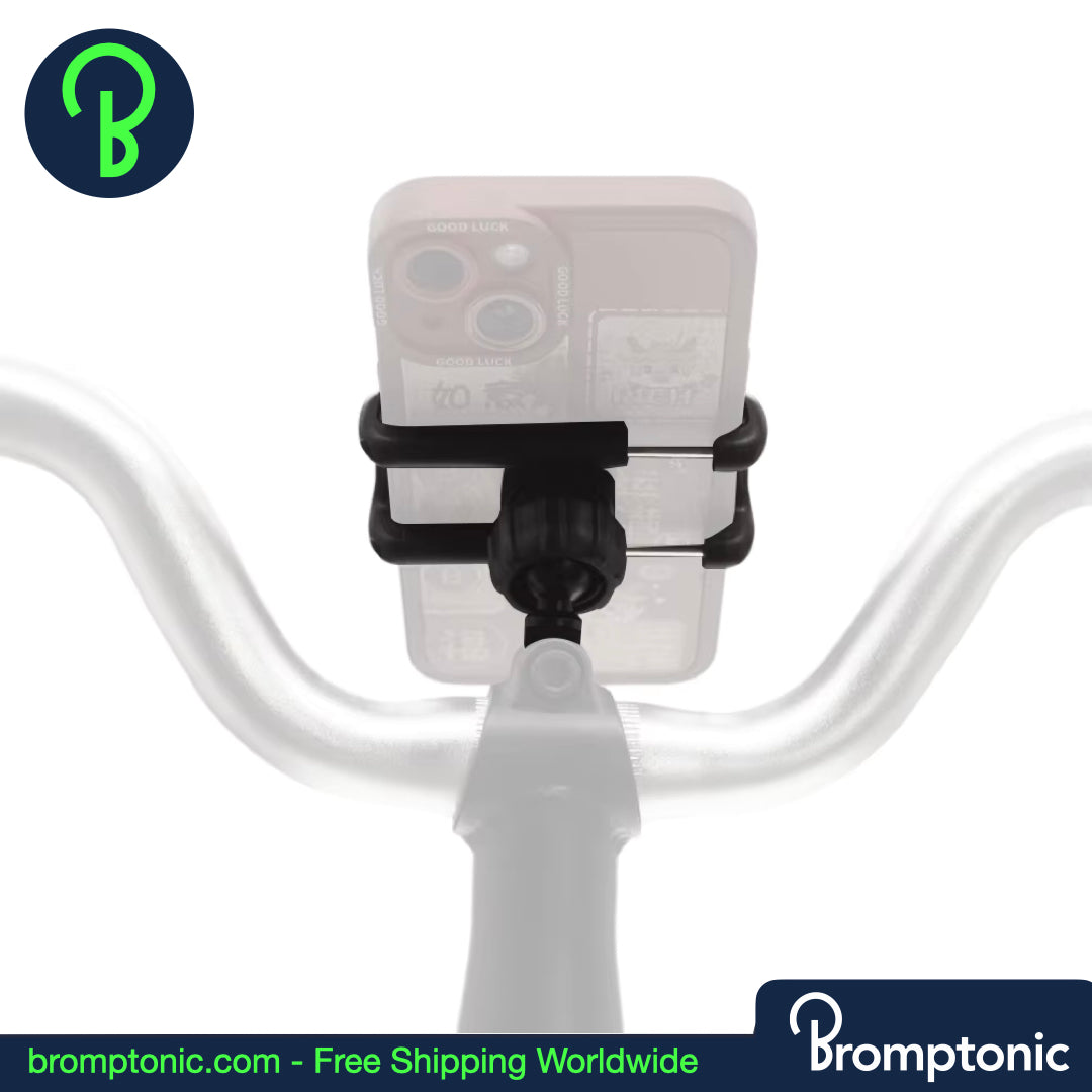 Brompton Phone holder (A/C/P Line) – Ultra-Light 30 g Alloy Holder