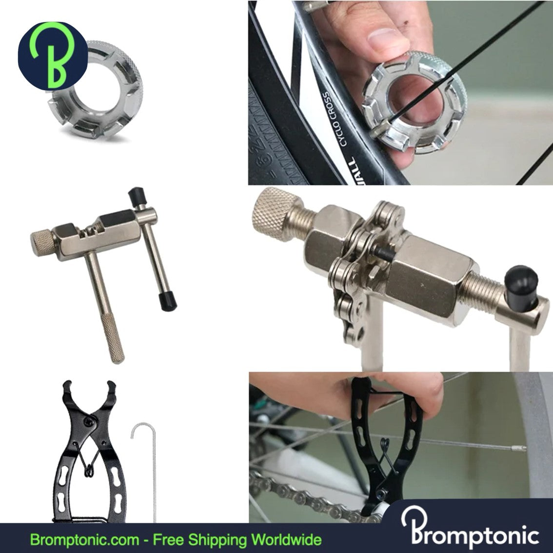 Brompton Bike Repair Tool Kit with Chain & Crank Tools