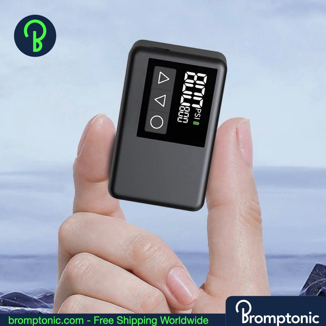 Brompton Electric Mini Pump – 120 PSI Smart Pocket Inflator