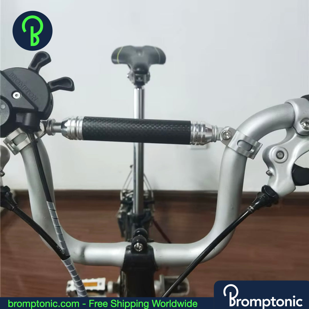 Carbon-Look Cross Bar for Brompton M Handlebar