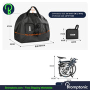 Brompton Folding Bike Carry Bag for 14-16 Inch wheels Bromptonic